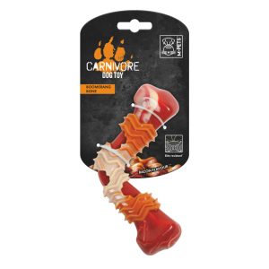 JUGUETE M-PETS CARNIVORE BONE SABOR BACON
