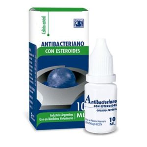 Antibacteriano con esteroides x 10 cc