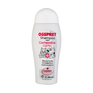 Shampoo Osspret clorhexidina al 2,5 % x 250 ml
