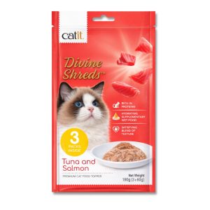 CATIT DIVINE ATUN CON SALMON x 180 GR
