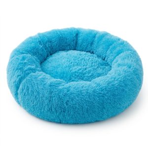 CAMA DONA BEEPAW TERCIOPELO LARGO L AZUL